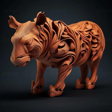 3D модель Знаменита тварина Кейко (STL)